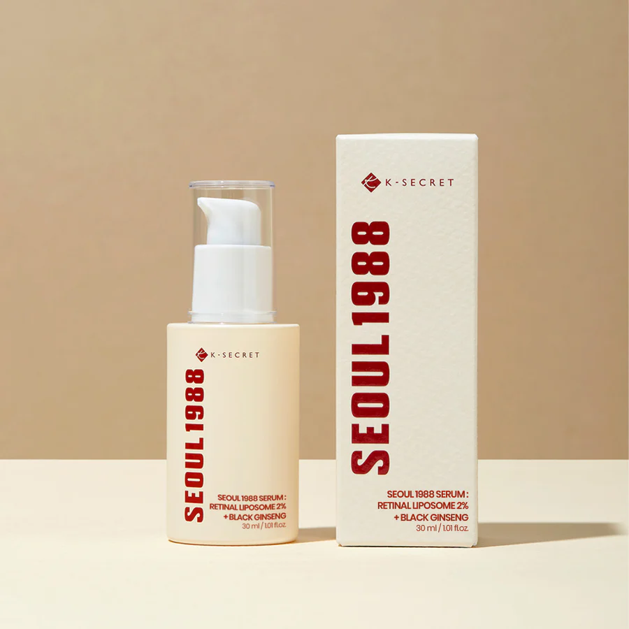 KSecret Seoul 1988 Serum: Retinal Liposome 2% + Black Ginseng 30ml
